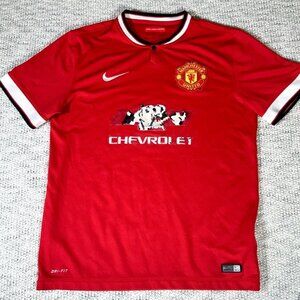Manchester United 2014/15 Home Soccer Jersey Nike Size Large